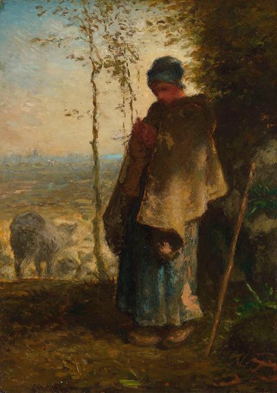 La Petite Bergere Jean-Francois Millet